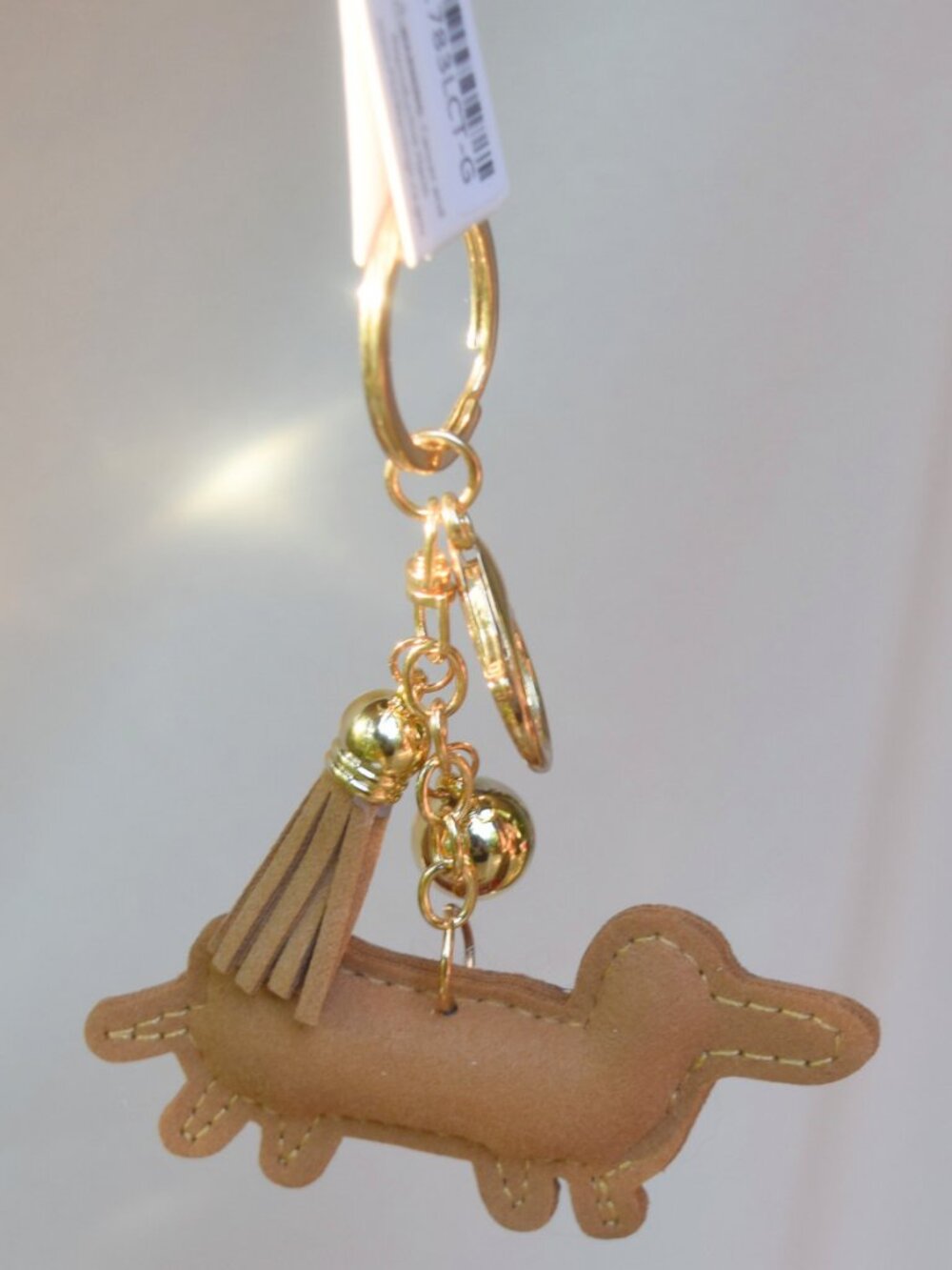 Juliet Crystal Avenue Rhinestone Dachshund Bag Charm Keychain Dust Bag NWT - Picture 5 of 5